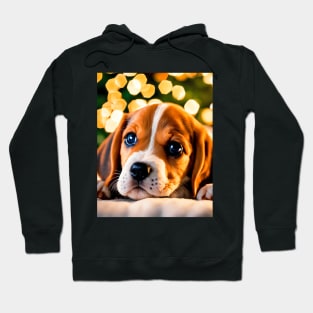 Cute Beagle Dog Puppy Christmas Hoodie